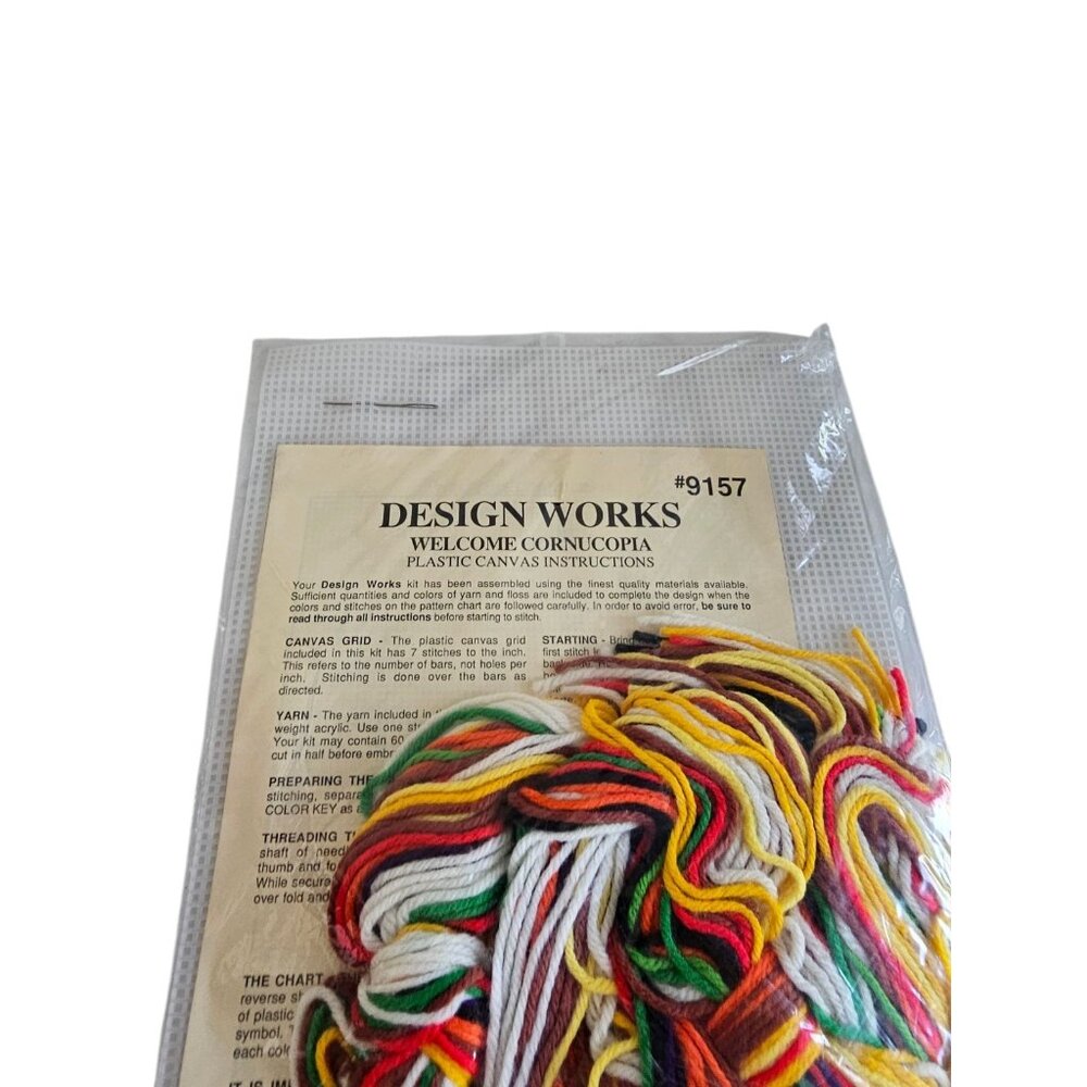Design Works Cross Stitch Kit Welcome Cornucopia #9157